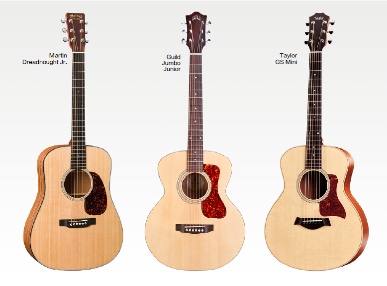 [AG杂志]原声吉他市场三雄：Guild, Martin和Taylor推出小型吉他 AG292