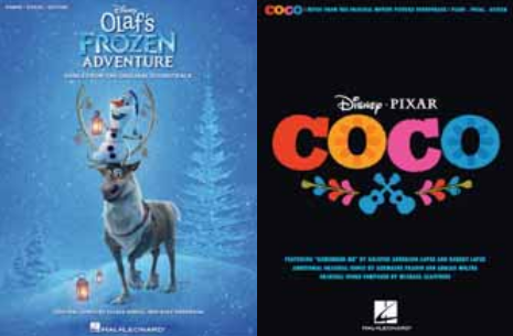 [2018NAMM展会]音乐出版商Hal Leonard 出版了《寻梦环游记Coco》和《雪宝Olaf》歌曲集