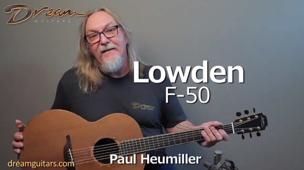 2016 Lowden F-50 非洲黑黄檀 & 沉水红木 原声吉他展示