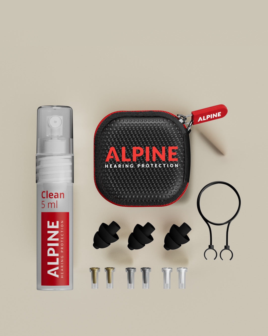Alpine MusicSafe Pro 乐手降噪耳塞 三档滤波器与配件